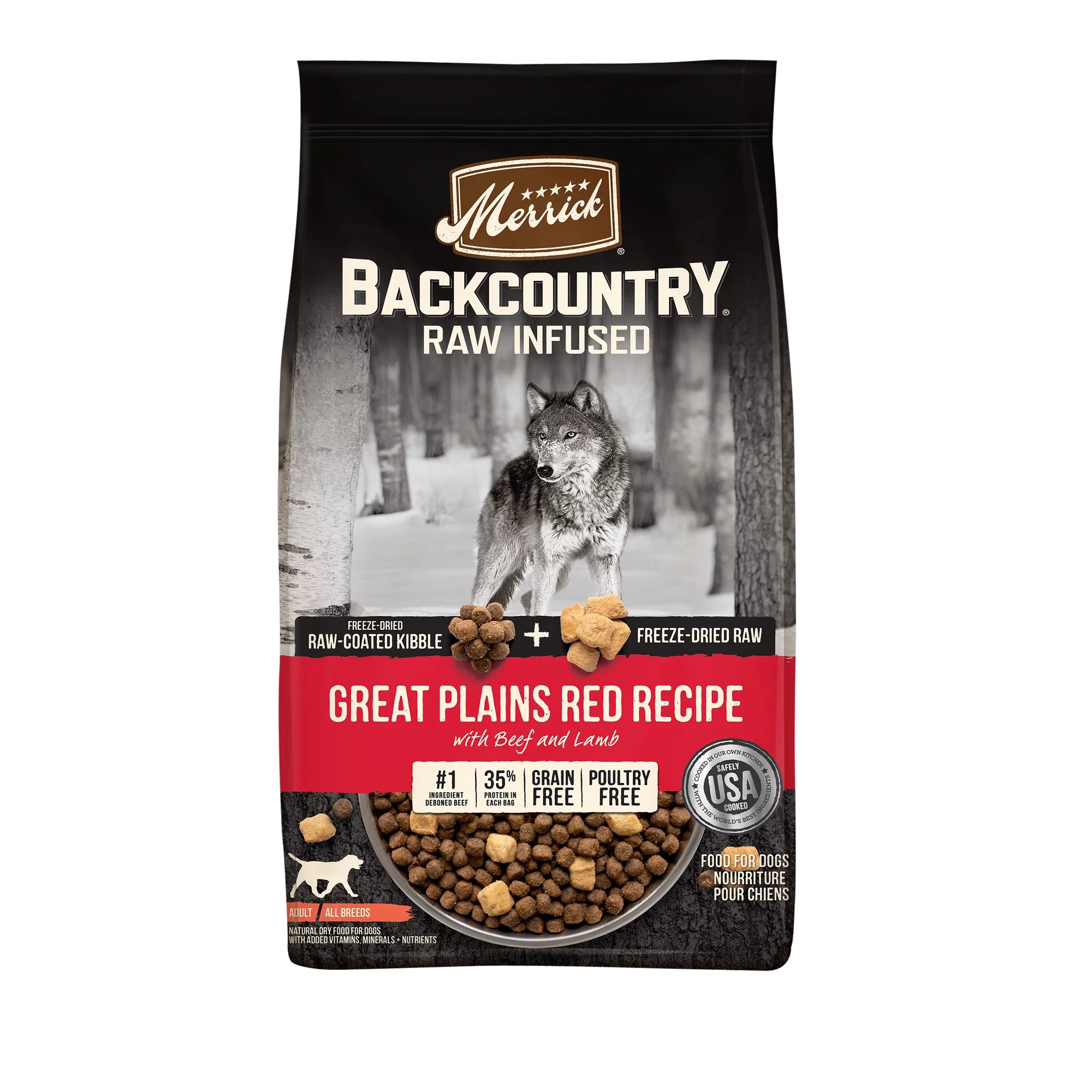 Grain Free Beef Lamb & Rabbit Dog Food, 4 lb Bag K883378