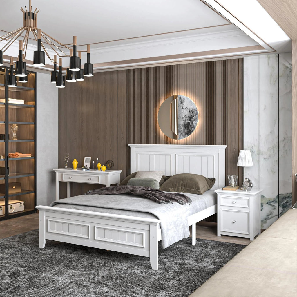 Queen Solid Wood Bed Frame T4691
