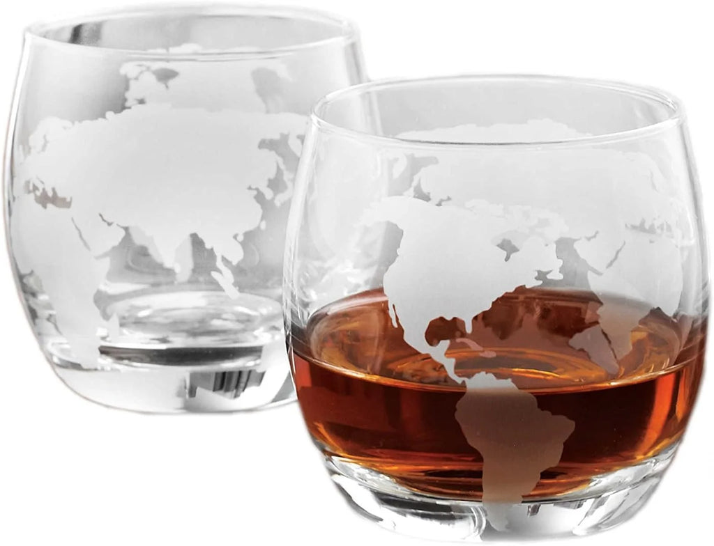 50 Oz Handmade Whiskey Decanter Set With Wooden Stand F206877