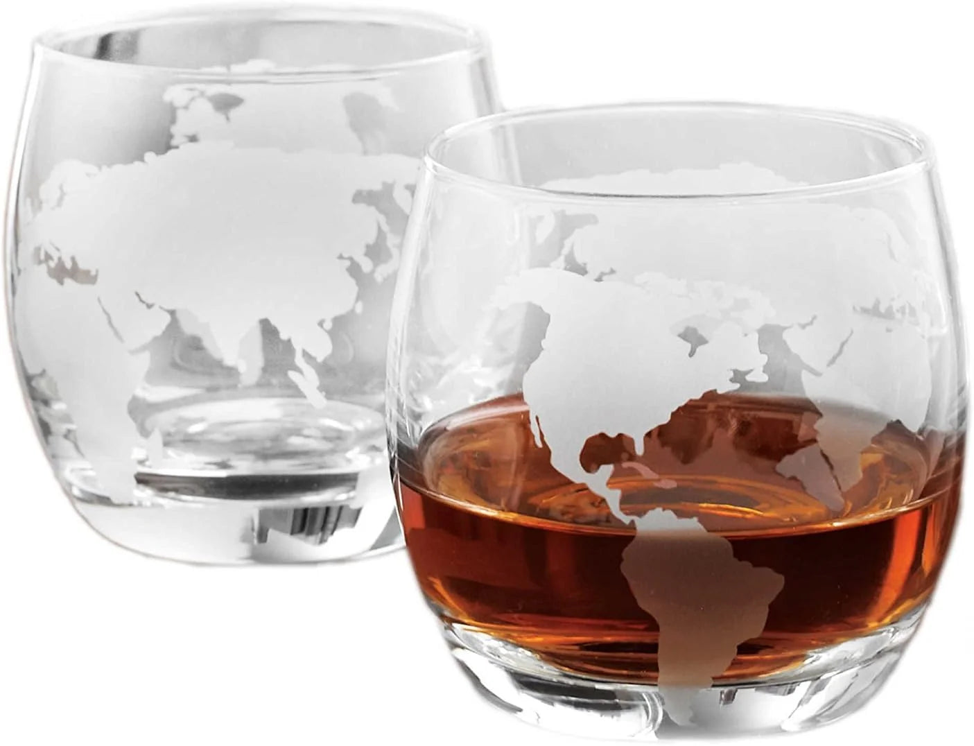 50 Oz Handmade Whiskey Decanter Set With Wooden Stand F206877