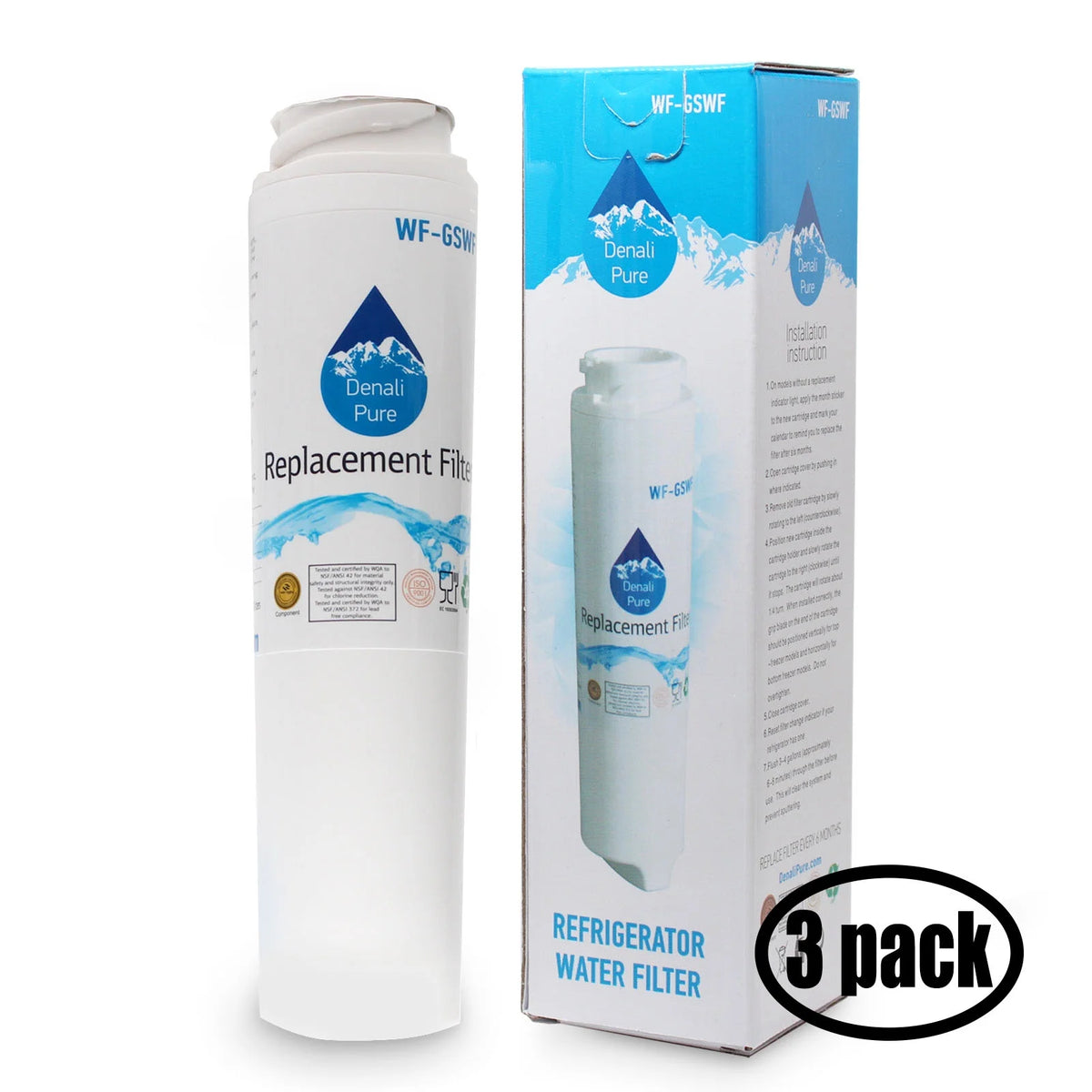 3-Pack Refrigerator Water Filter Q48102