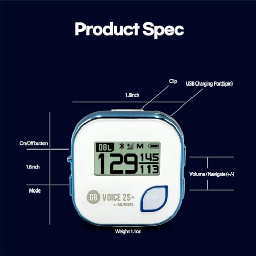 Blue Talking GPS Rangefinder with Slope Mode C229345