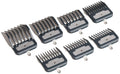 Black 7 Count Hair Clipper Attachment Comb Set R978