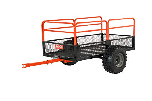 Orange Black Steel Dump Cart R611599