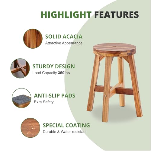 2 Step Stool Wood K34858