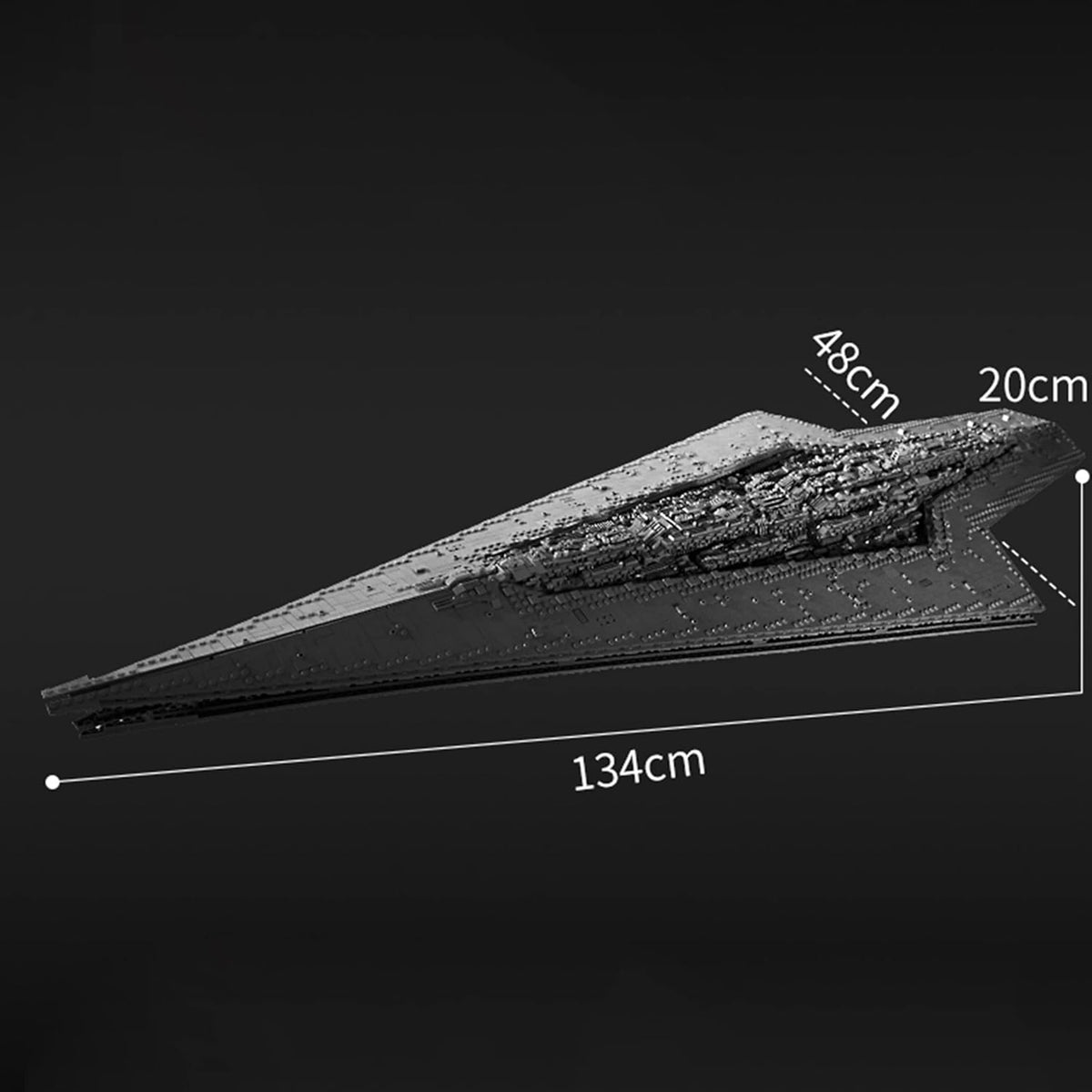 7550+ pcs UCS Imperial Destroyer Model, 52.7 x 18.8 x 7.8 inches H2504