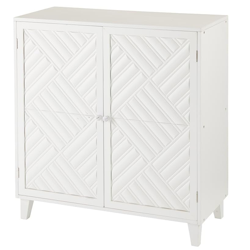 White 2-Door Cabinet Q8014