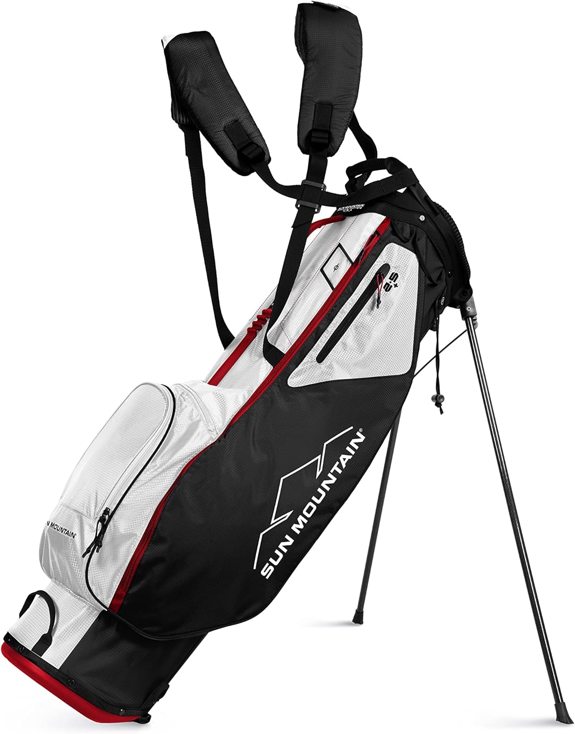 2.5+ Stand Carry Golf Bag (Black White Red) Q926901