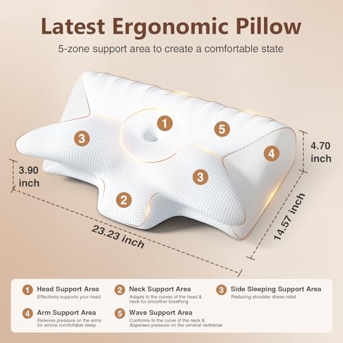 Adjustable Memory Foam Cervical Neck Pillow M73324