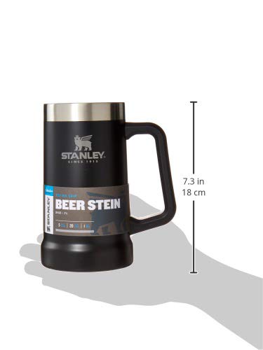 24 oz Insulated Stainless Steel Beer Stein N779095