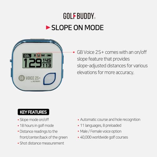 Blue Talking GPS Rangefinder with Slope Mode C229345