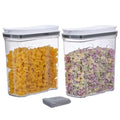 Airtight Food Storage Container Set 2PCS Plastic W695419