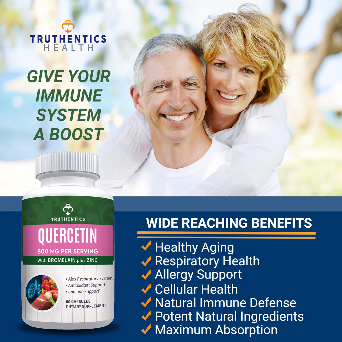 Quercetin 800mg 120 Capsules Supplement N4832