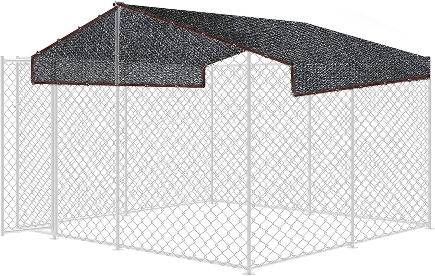 10 x 10 Feet Mesh Shade Panel with Grommets Dog Kennel Cover O90154