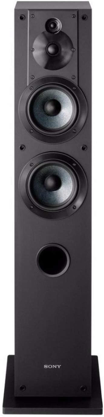 Black 3-Way 4-Driver Floor-Standing Speaker P912047