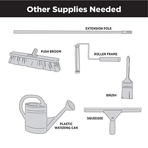 2.5 Car Kit High Gloss Gray Garage Floor Coating U745947