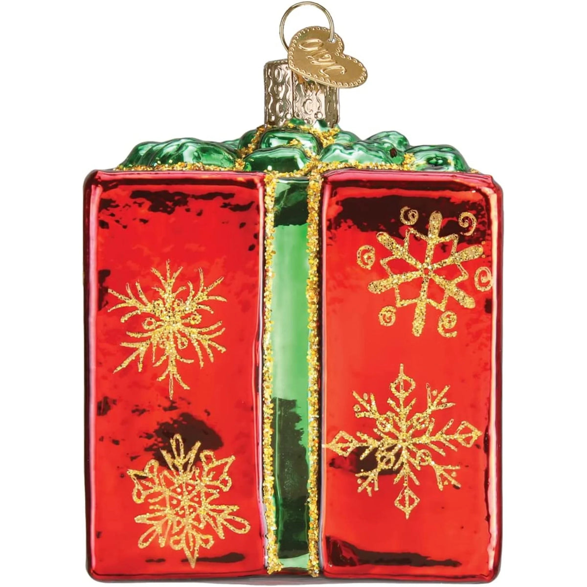 Glass Blown Ornament, 3.25" I7818
