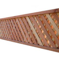 2-1/4-in x 16-1/2-in x 8-ft Natural Redwood Wood Privacy Lattice G894