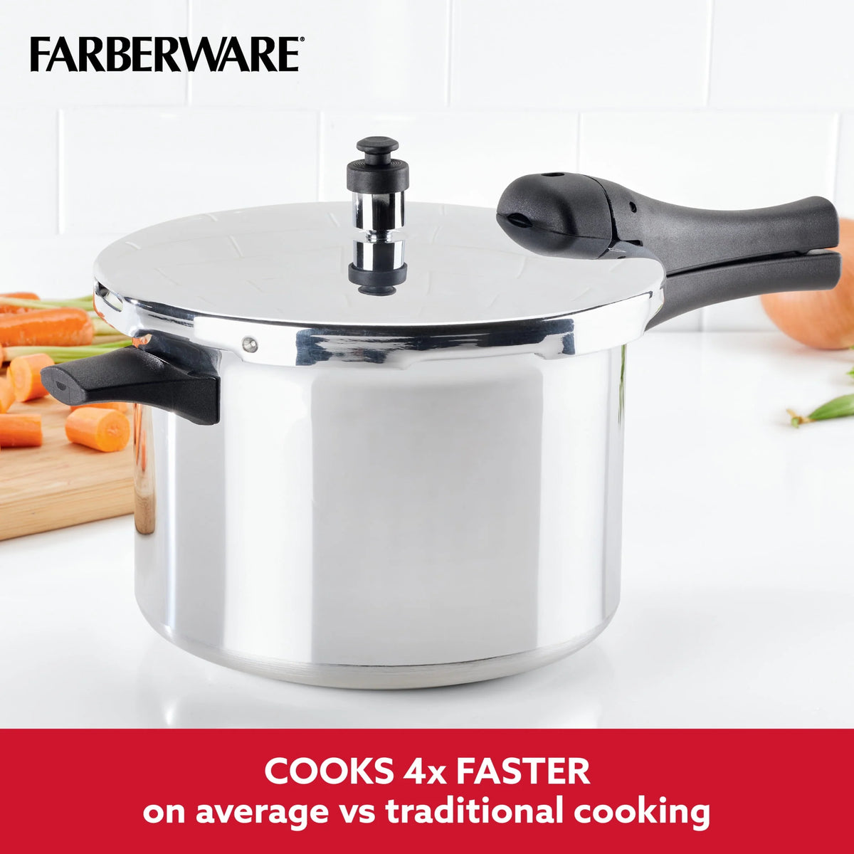 6-Quart Aluminum Stovetop Pressure Cooker P64082