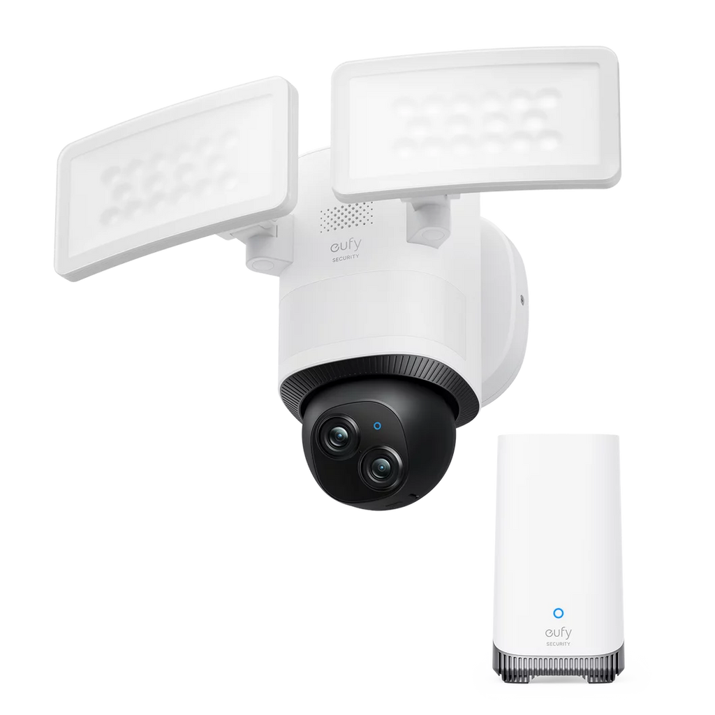 Dual Camera Floodlight Camera with 360° Pan and Tilt Q981