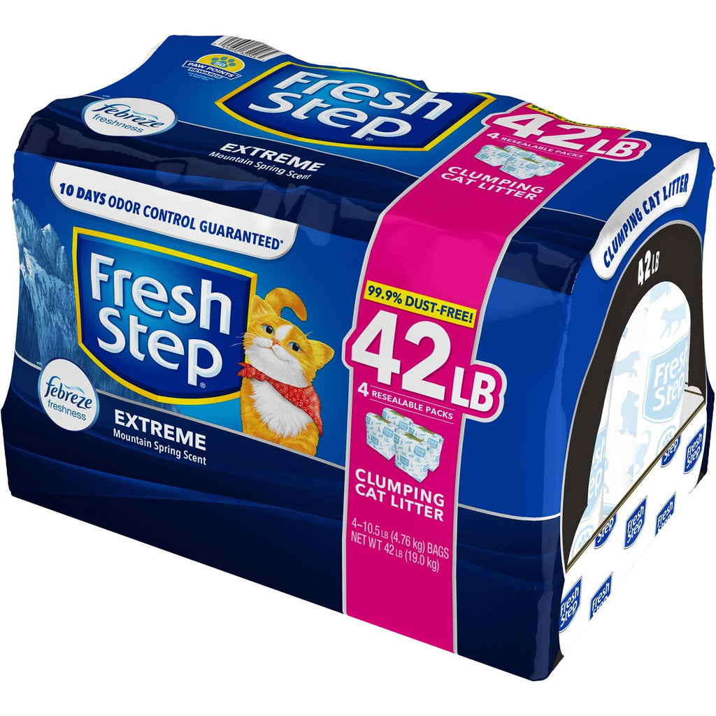 Fresh Step Extreme Clumping Cat Litter with Febreze B17105
