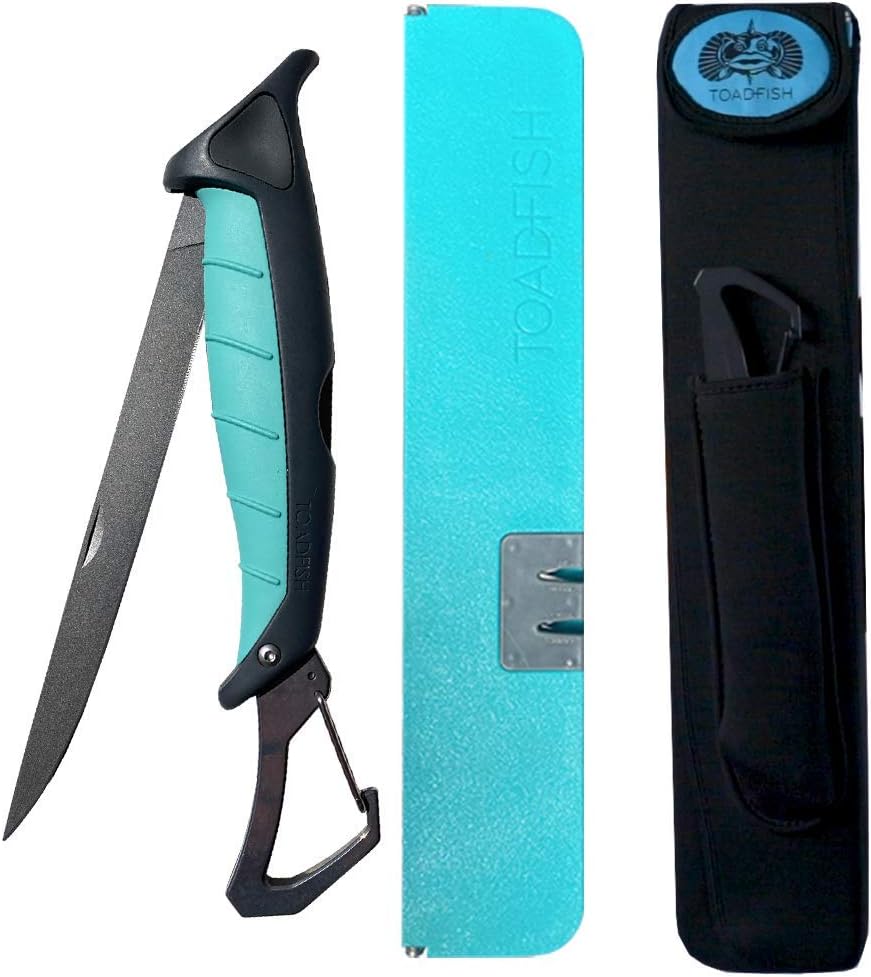 Stowaway Fillet Knife with Folding Cutting Board and Neoprene Storage Case R583