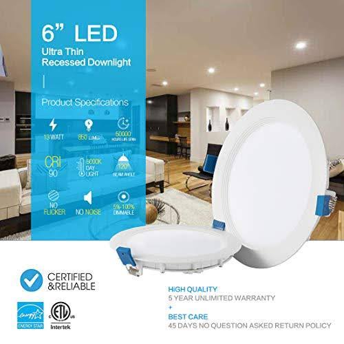 13W 6 inch LED Recessed Ceiling Downlight D219559