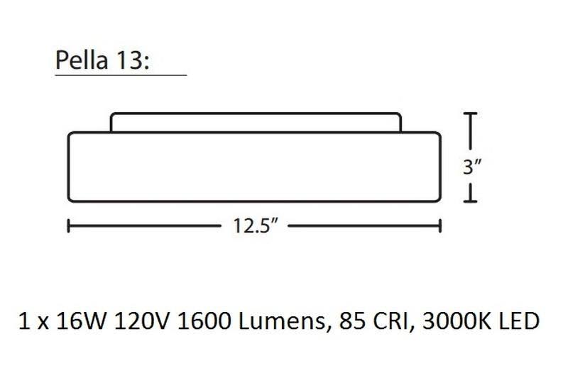 13 Ceiling Flush Mount A6960