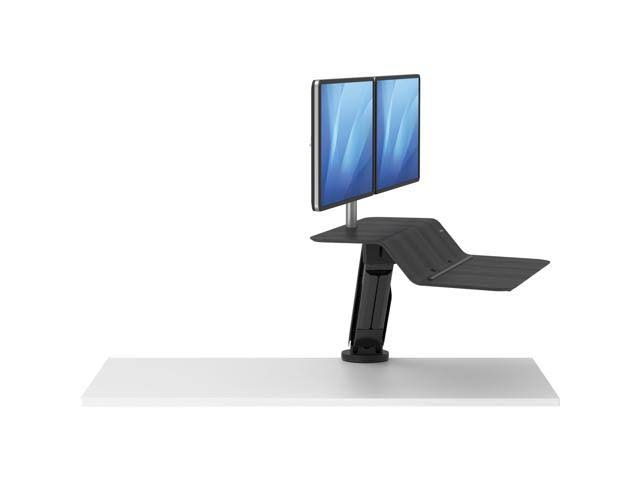 Black Sit-Stand Workstation V4041