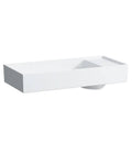 White Rectangular Wall Mount Bathroom Sink Q11999