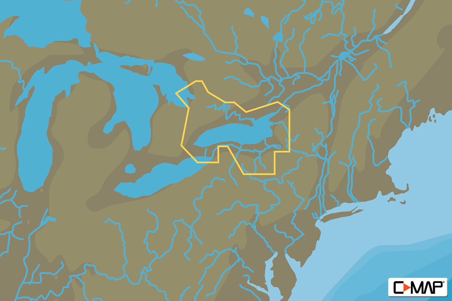 Lake Ontario & Trent Severn Waterway by C-MAP D997