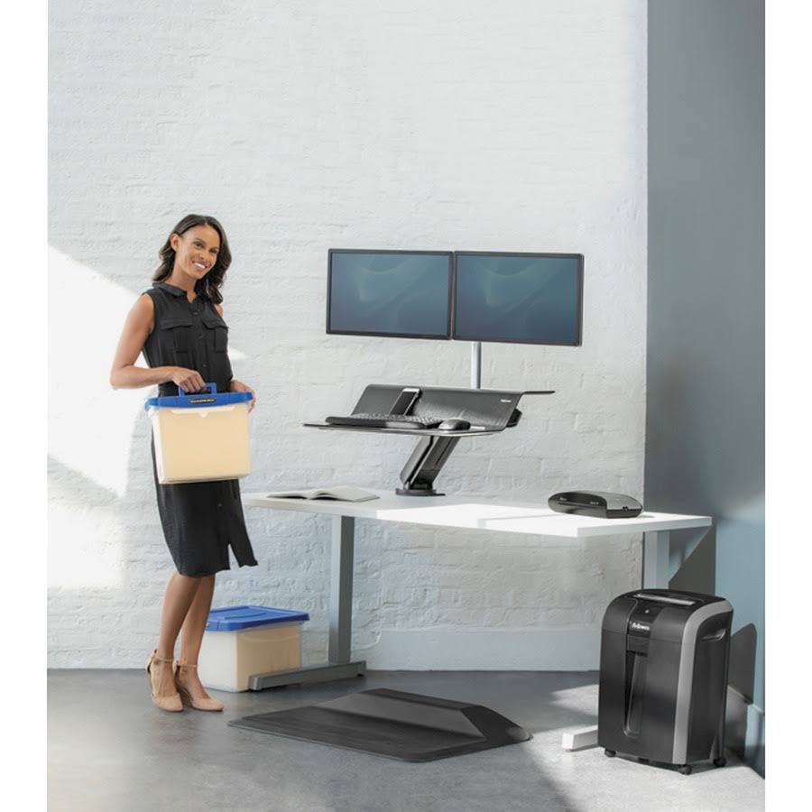 Black Sit-Stand Workstation V4041