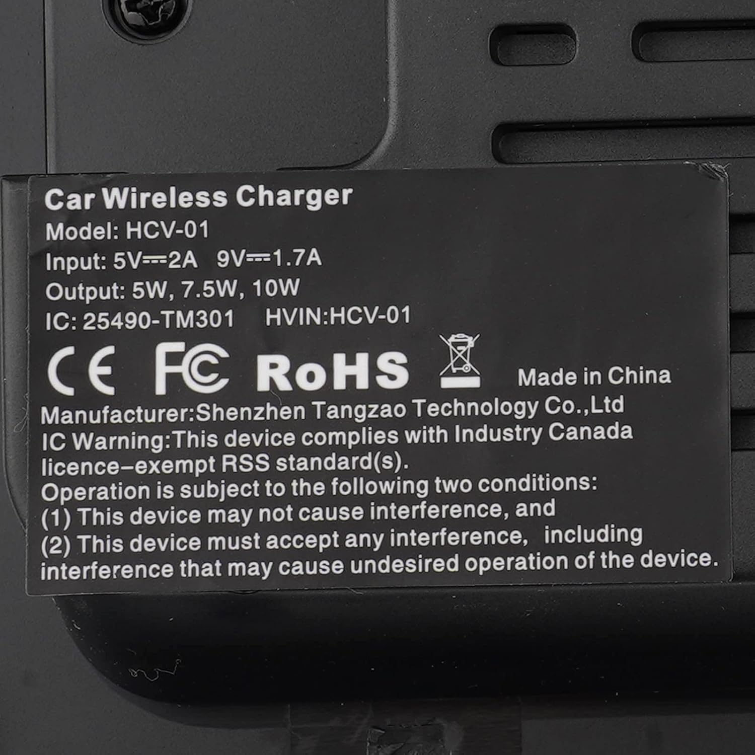 Wireless Charger Center Console Holder Storage Box with Wireless Charging Pad Mat for CR-V Interior Accessories Pack of 2 Y672