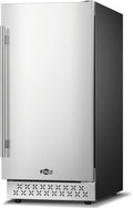 Stainless Steel Under Counter Beverage Refrigerator, 130 Cans, French Door Z1095