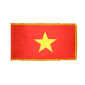 3ft. x 5ft. Vietnam Flag with Side Pole Sleeve and Fringe Y5926