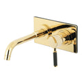 Polished Brass Wall Mount Bathroom Faucet Z7278