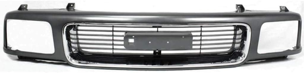 Painted Silver Shell Grille Assembly with Gray Insert for GMC Sonoma 1994-1997 D85920