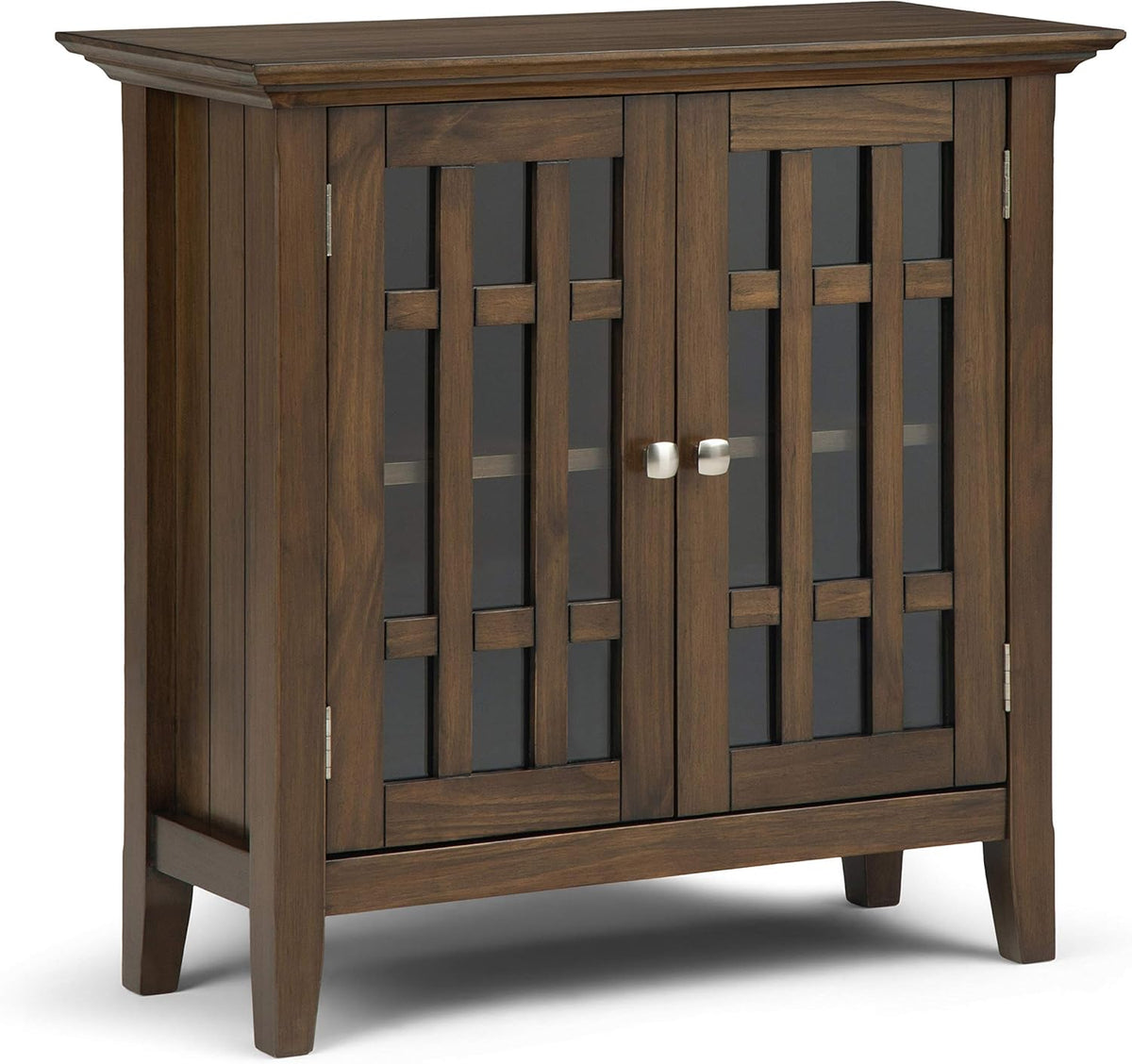 Light Golden Brown Storage Media Cabinet U104