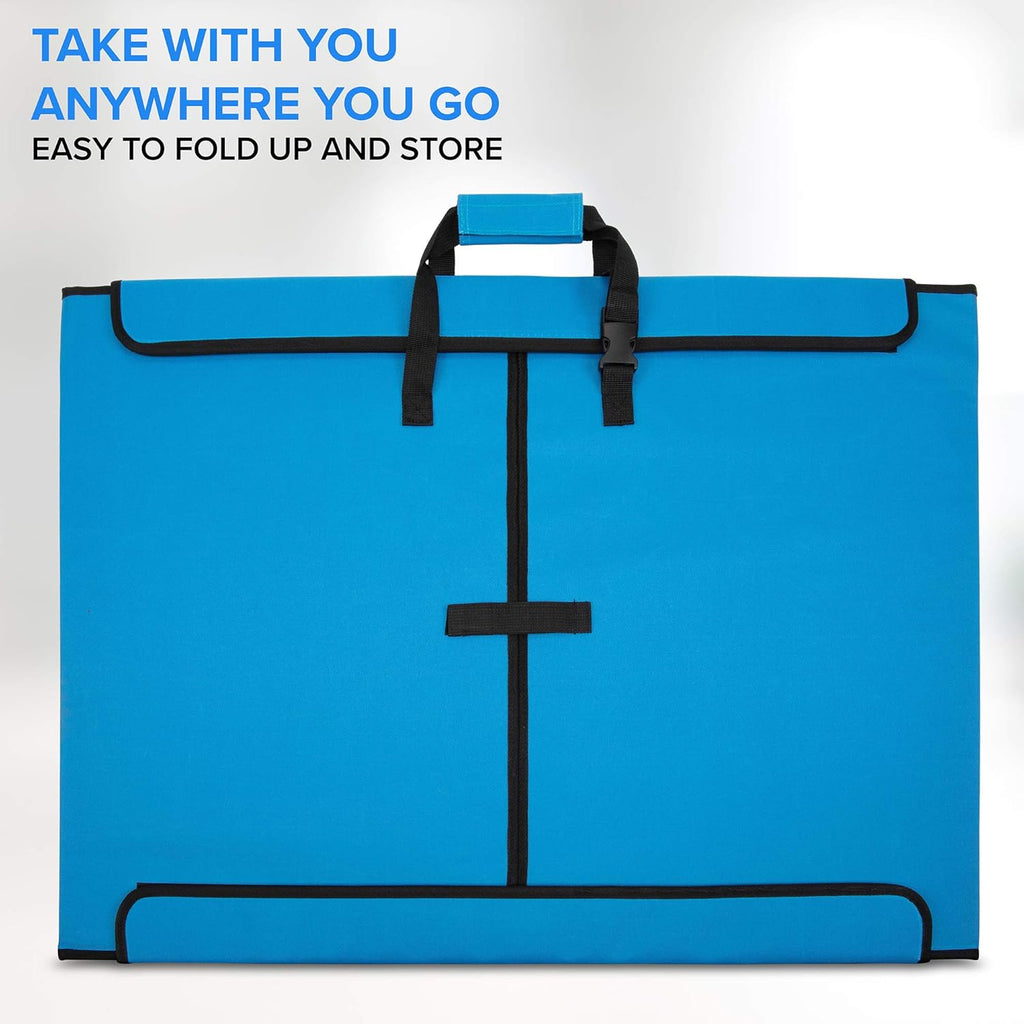 1000-Piece Jigsaw Puzzle Mat with Non-Slip Felt Surface, Removable Trays, Carry Handle Pack of 2 C65743