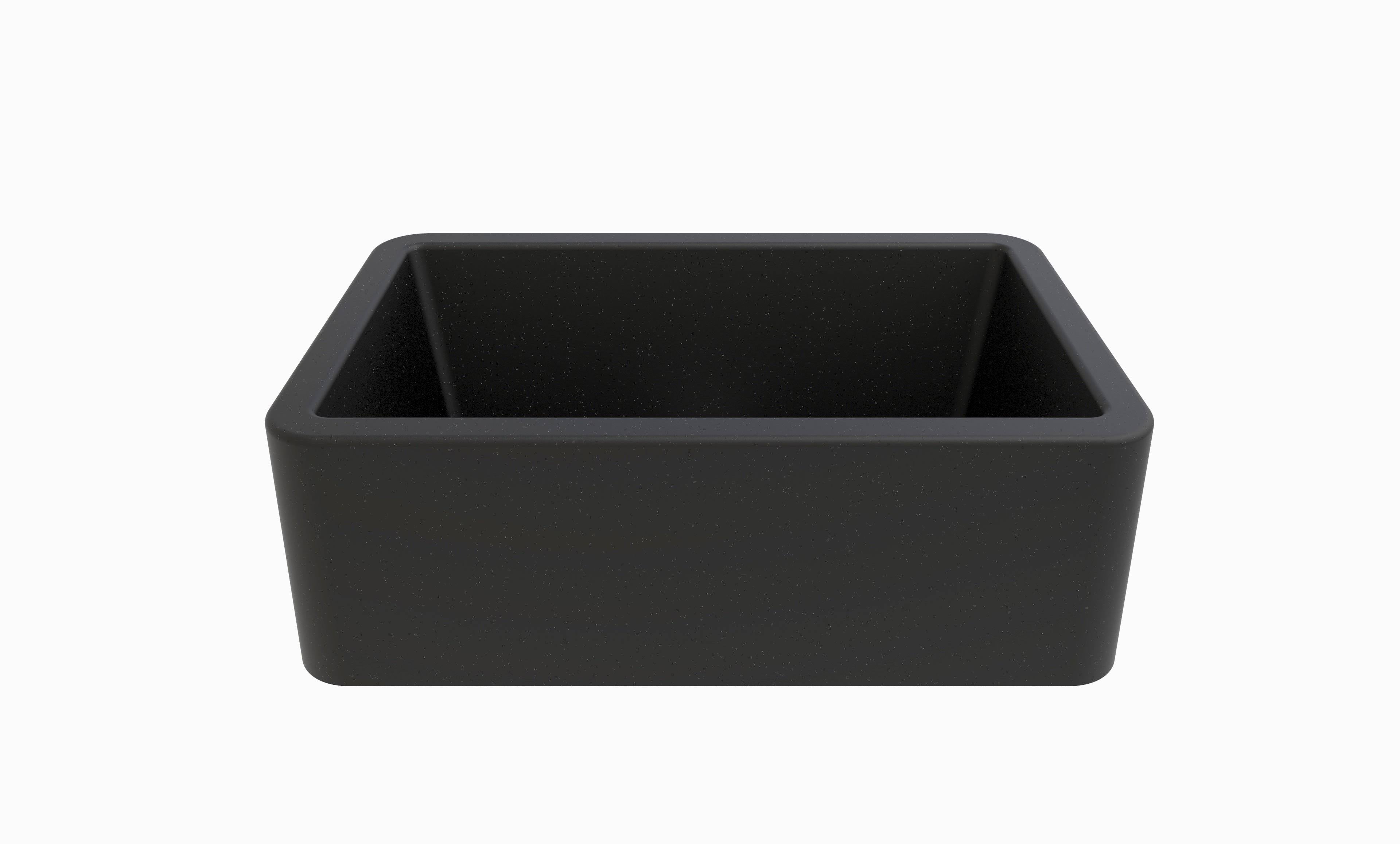 Black Metallic Apron Kitchen Sink A708873