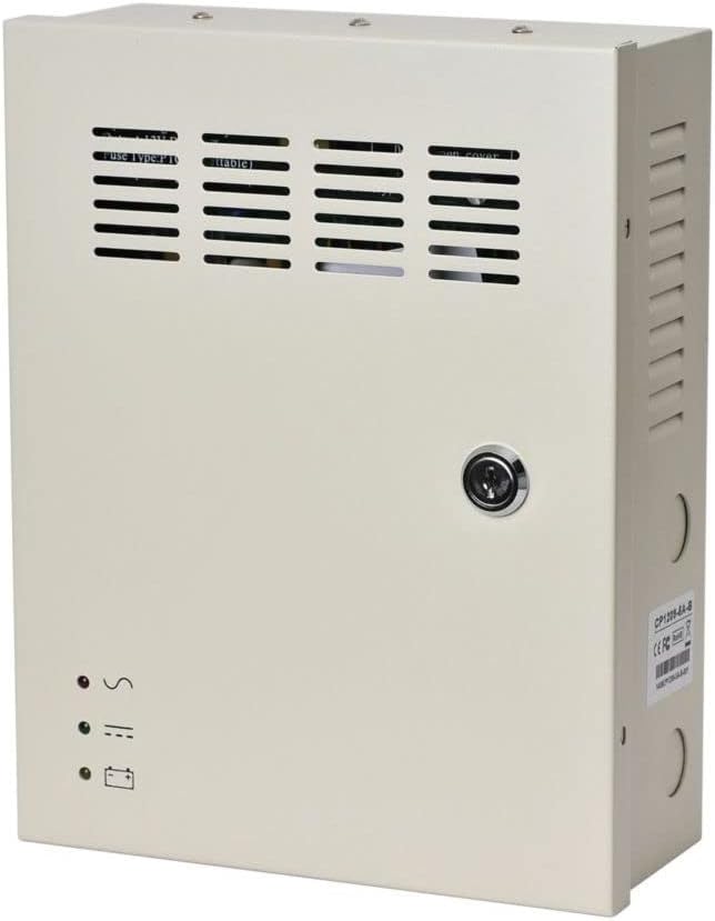 18 Channel 12V 20Amp DC Metal Boxed Cabinet Regulated UPS Power Supply Unit M507801