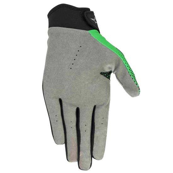 Black Summer Green Gloves Z9580