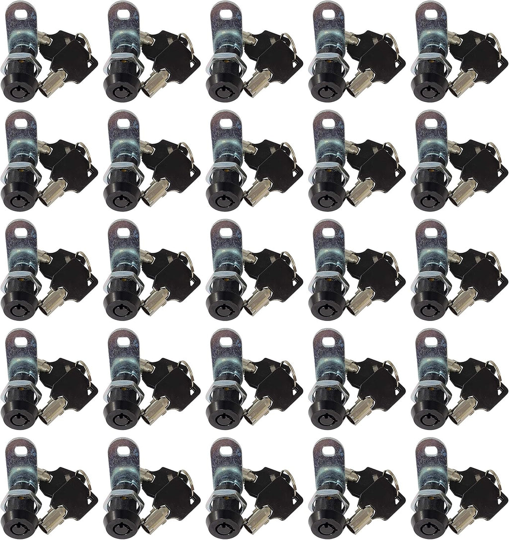 5/8 Inch Chrome Tubular Cam Lock, Pack of 10 Y370