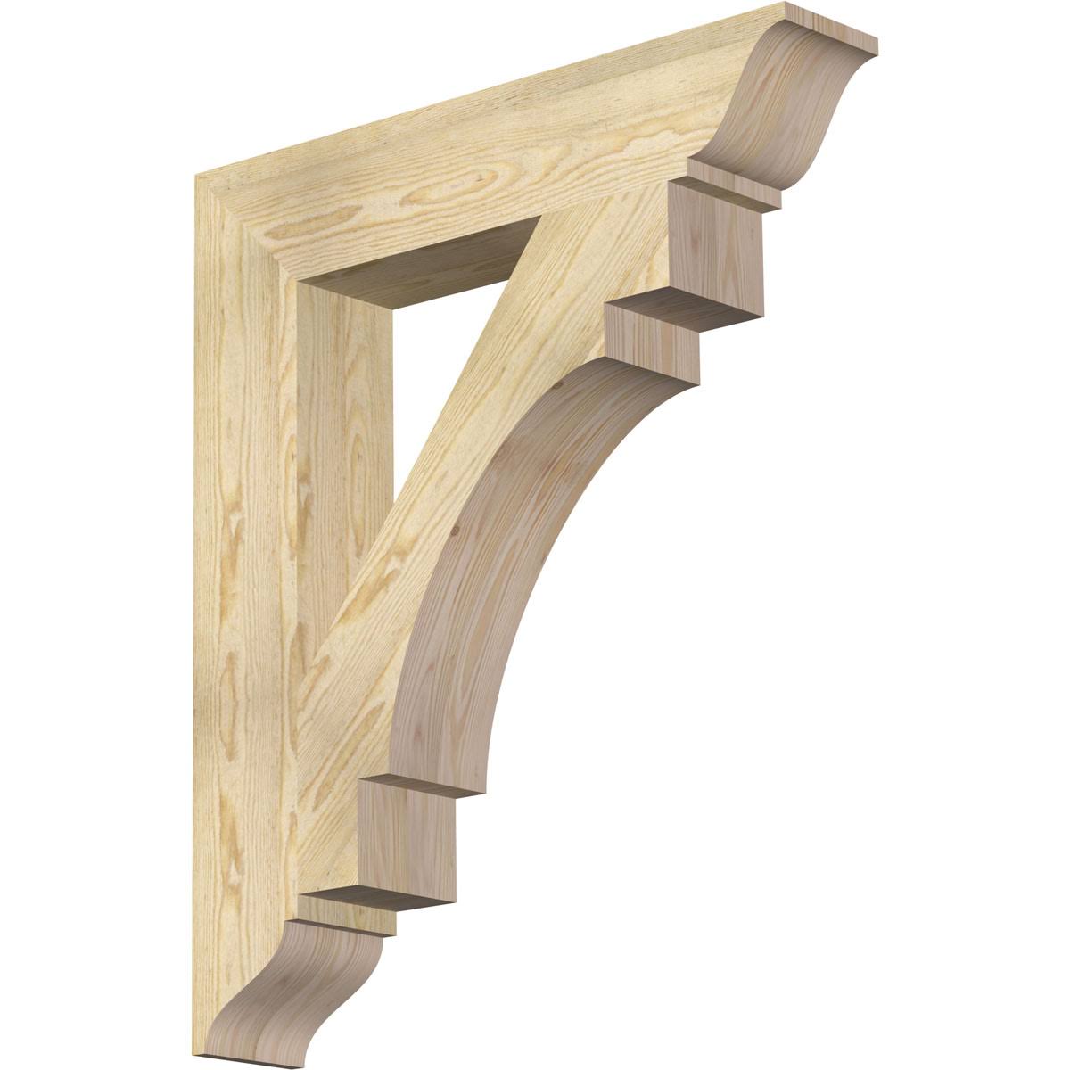 Rough Sawn Douglas Fir Bracket J1676