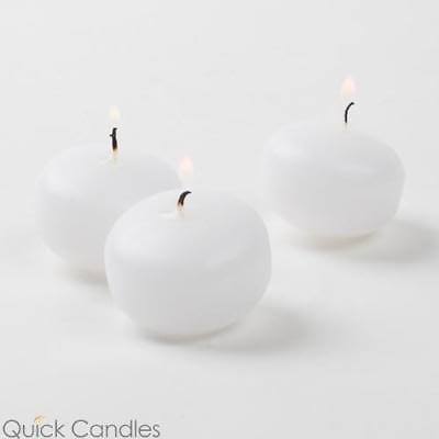 Floating Candles 1.5 inch White Set of 240 M36675