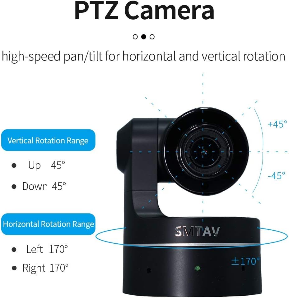 PTZ Camera with USB Outputs, 3X Optical Zoom T353297