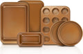 Copper Nonstick Bakeware Set 6 Piece E452