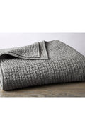 Organic Handstitched Quilt, Slate, Full/Queen D6302