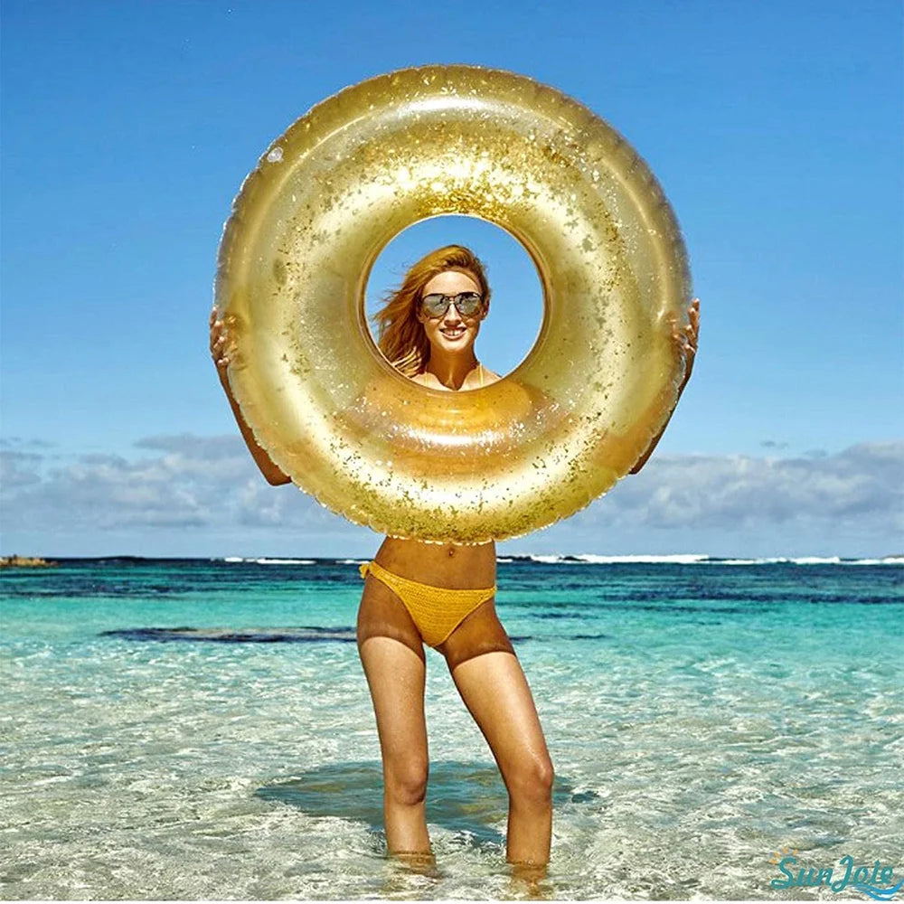 Inflatable Round Swimming Pool Float Tube V908573