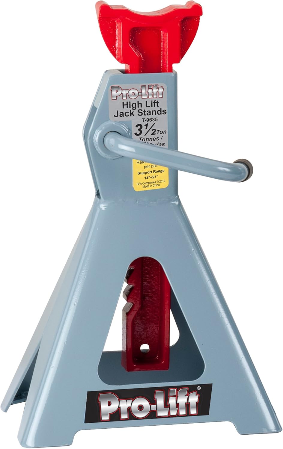 Grey 3.5 Ton High Lift Jack Stand Pack of 2 O1049